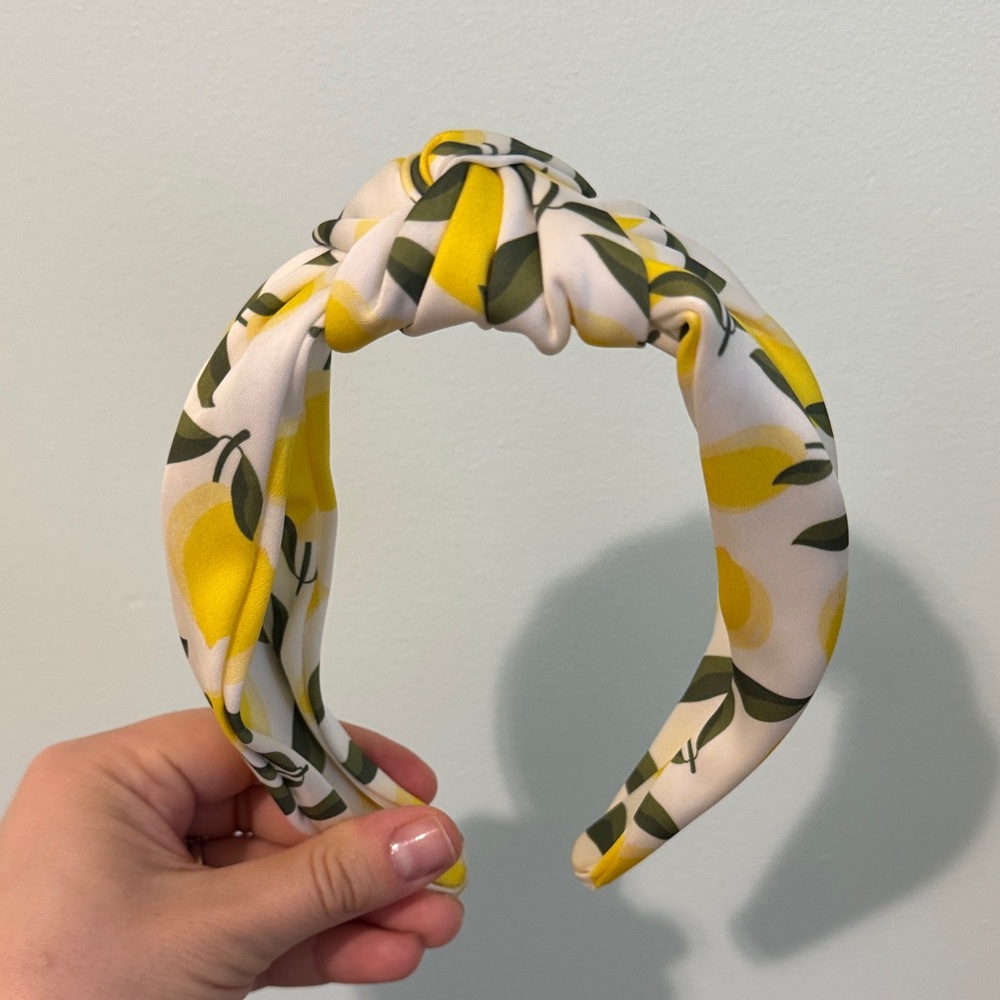 Lemon Print Headband